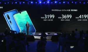 1.8mm最窄下巴+7.9mm机身厚度 中兴天机AXON 10 Pro震撼发布