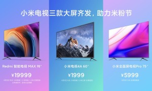 米粉节实力宠粉，小米电视4A 60英寸1999元开启众筹