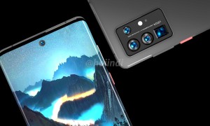 华为P50 Pro渲染图曝光：搭载瀑布屏，颜值超高
