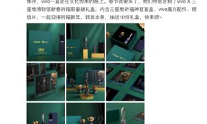 数字国宝助力计划，vivo X 三星堆博物馆新春祈福礼盒曝光