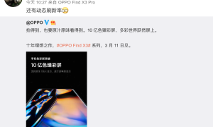 LTOP屏幕加持，OPPO Find X3系列高分高刷也能续航无忧