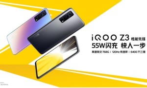 搭载55W五星闪充，iQOO Z3今日正式发布