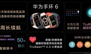 华为手环6国内首发！搭载炫彩全面屏，升级全天候血氧监测