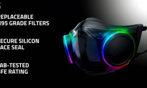 万物皆可RGB：雷蛇RGB口罩将于Q4上市