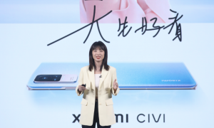 小米Civi重新定义潮流手机：创新原生美肌人像，中国射击运动员杨倩代言